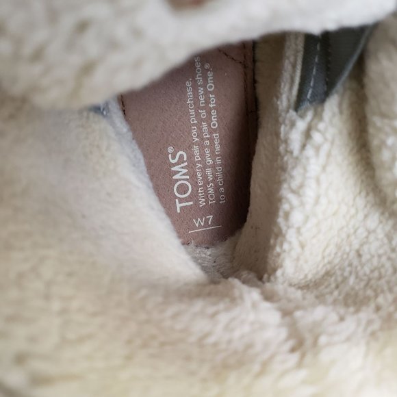 Toms light grey fold down shoes - Picture 5 of 5